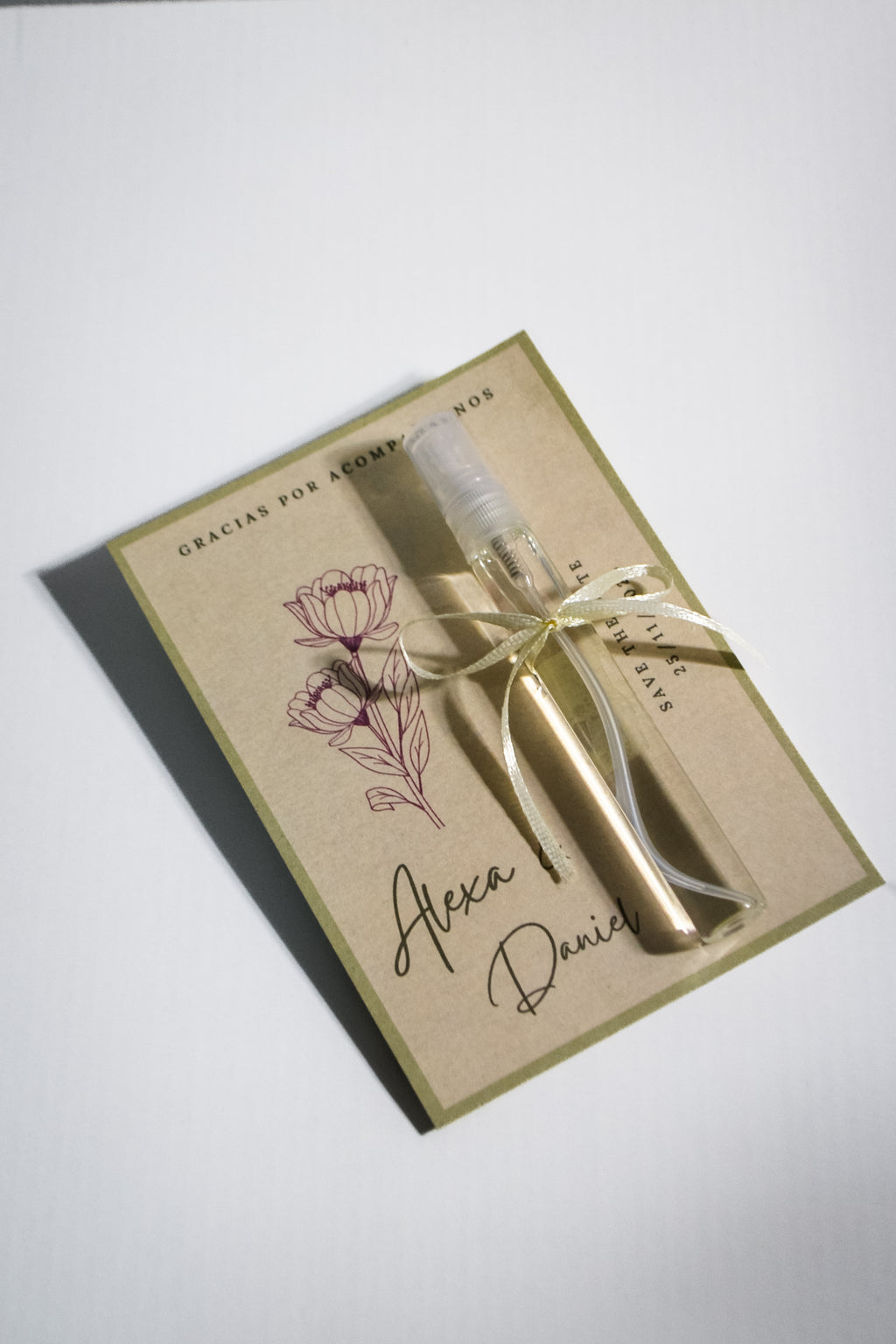 Room Spray con Tarjeta