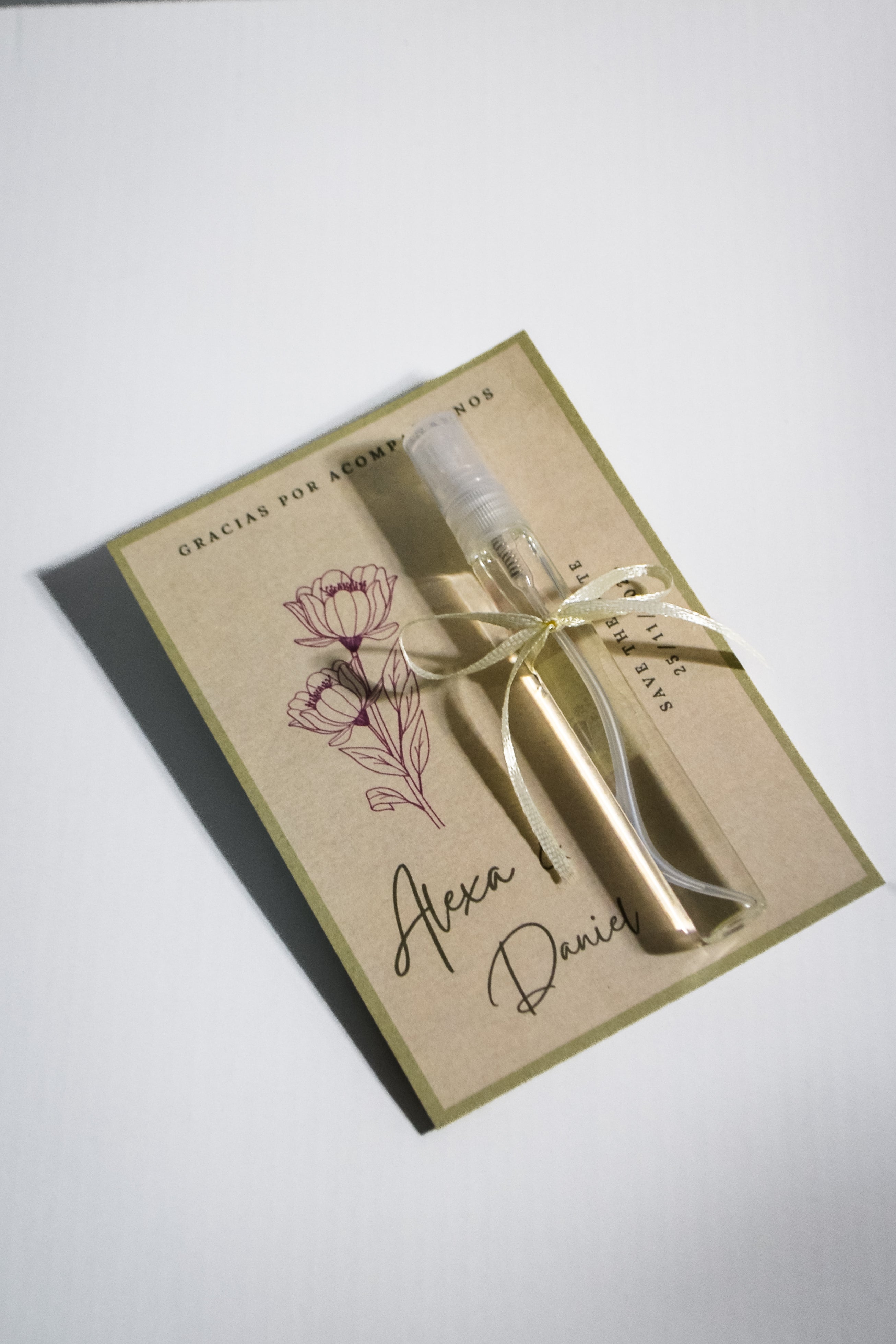 Room Spray con Tarjeta