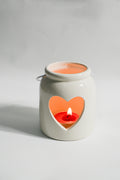 Portavelas de Corazón