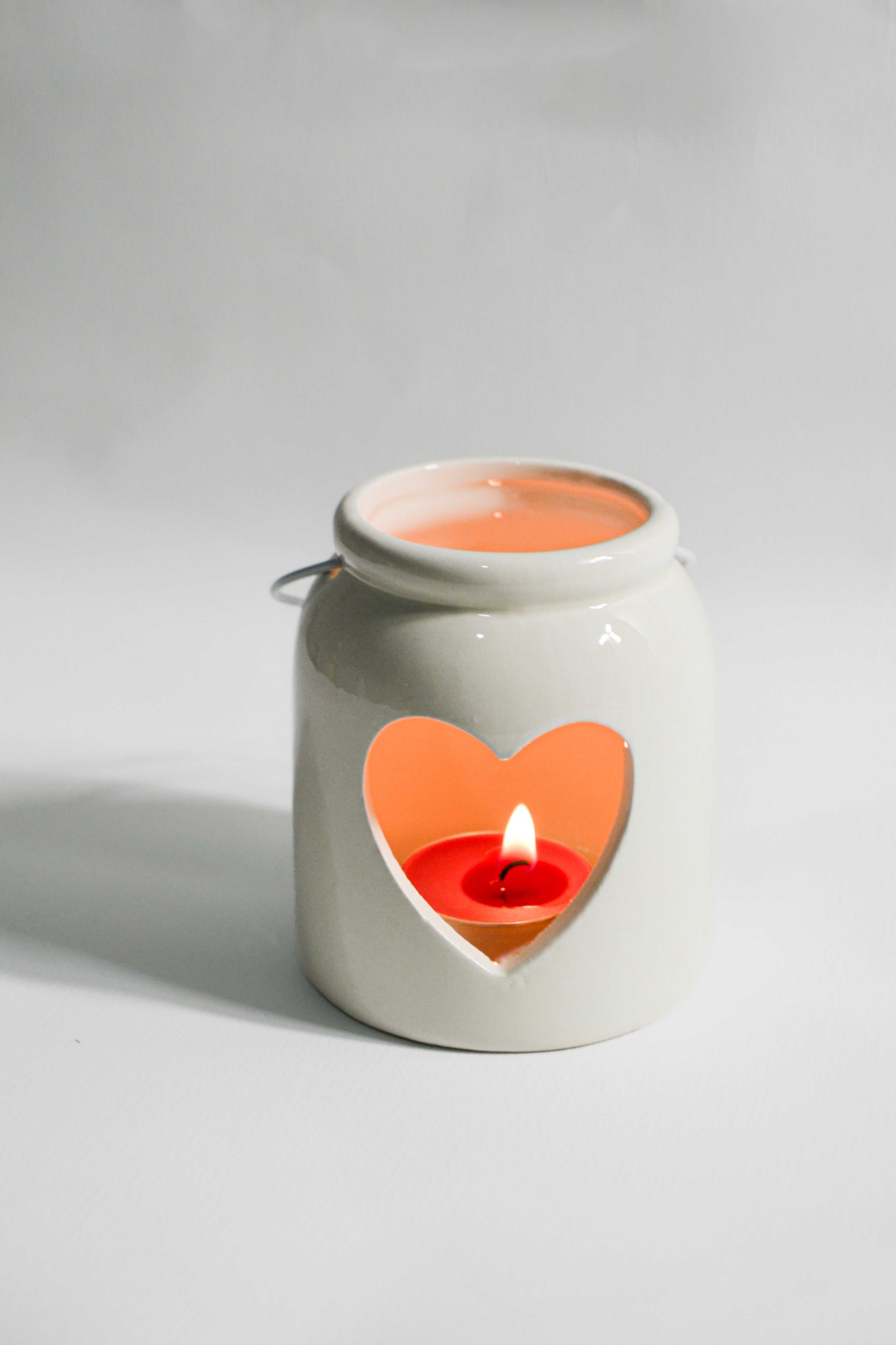 Portavelas de Corazón