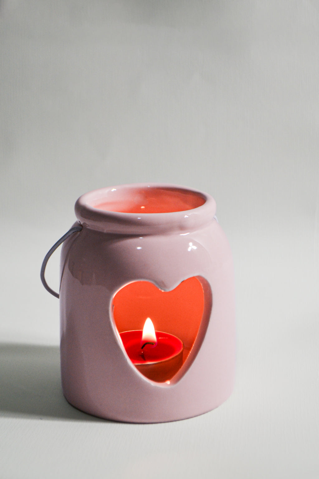 Portavelas de Corazón