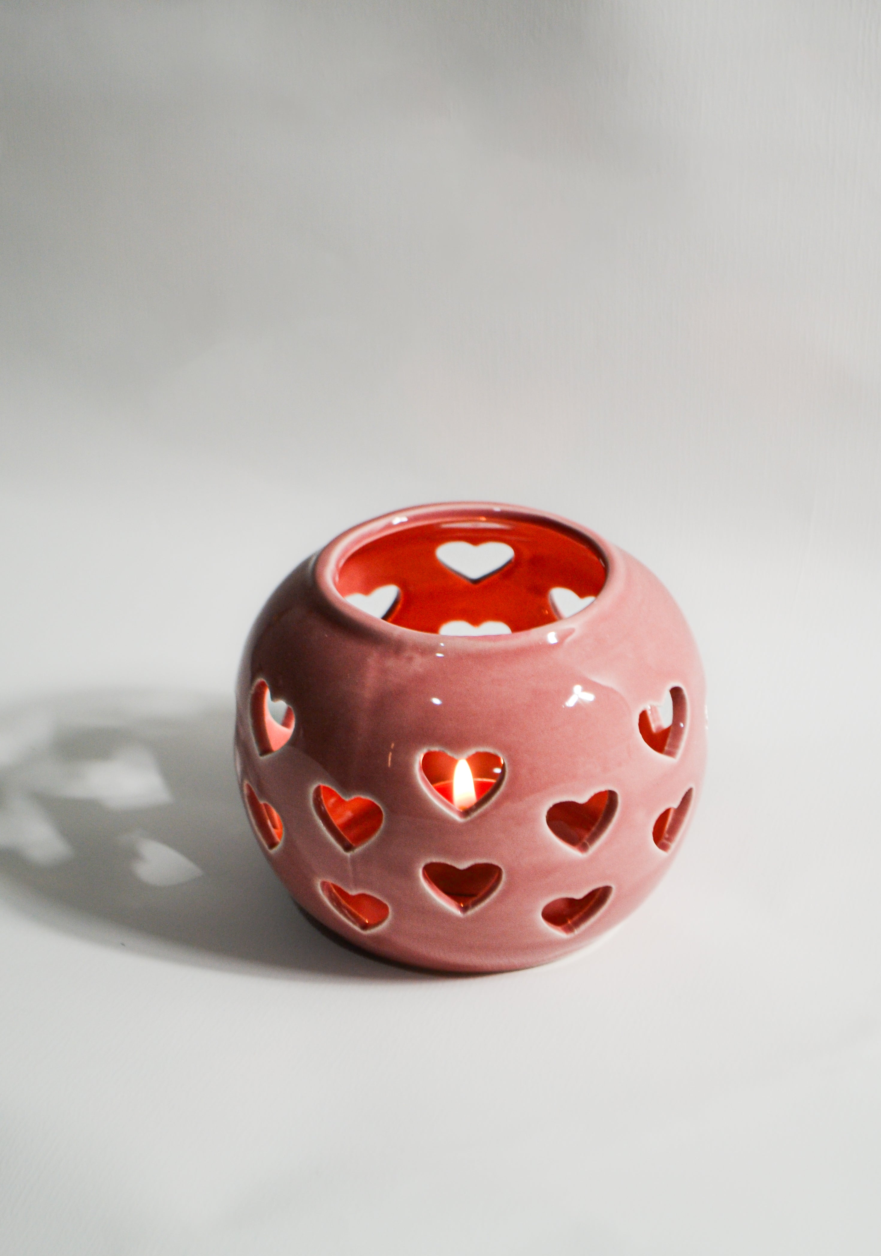 Portavelas de Corazones