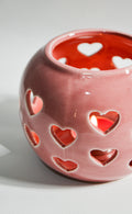 Portavelas de Corazones