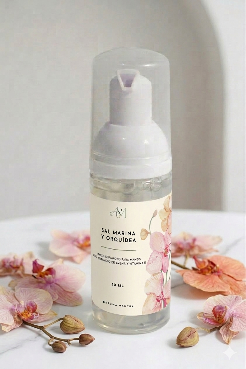 Jabón Espumoso Petite - Sal Marina y Orquídea